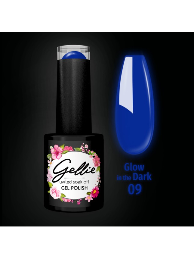 Gellie Ημιμόνιμο Βερνίκι Glow In The Dark 09