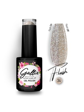 Gellie Ημιμόνιμο Βερνίκι Flash 34 Gellie Ημιμόνιμο Βερνίκι Flash 34