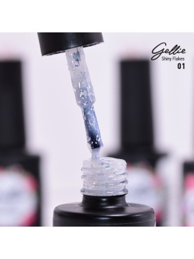Gellie Ημιμόνιμο Βερνίκι Shiny Flakes 01