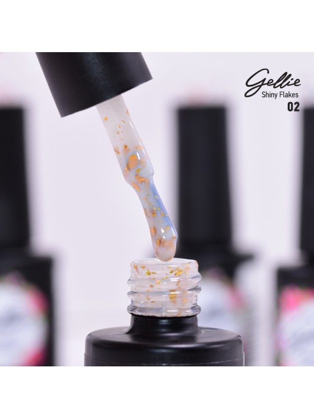 Gellie Ημιμόνιμο Βερνίκι Shiny Flakes 02
