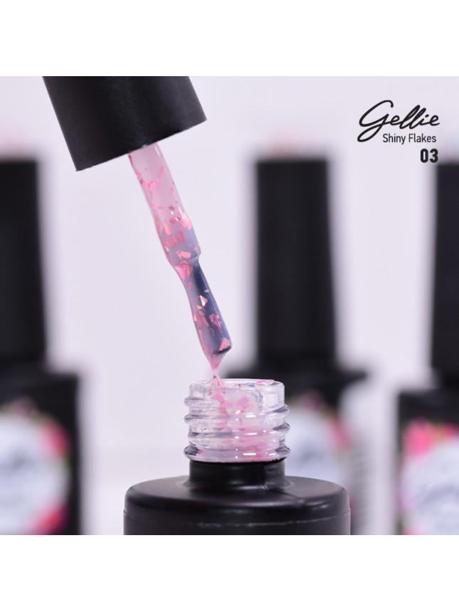 Gellie Ημιμόνιμο Βερνίκι Shiny Flakes 03