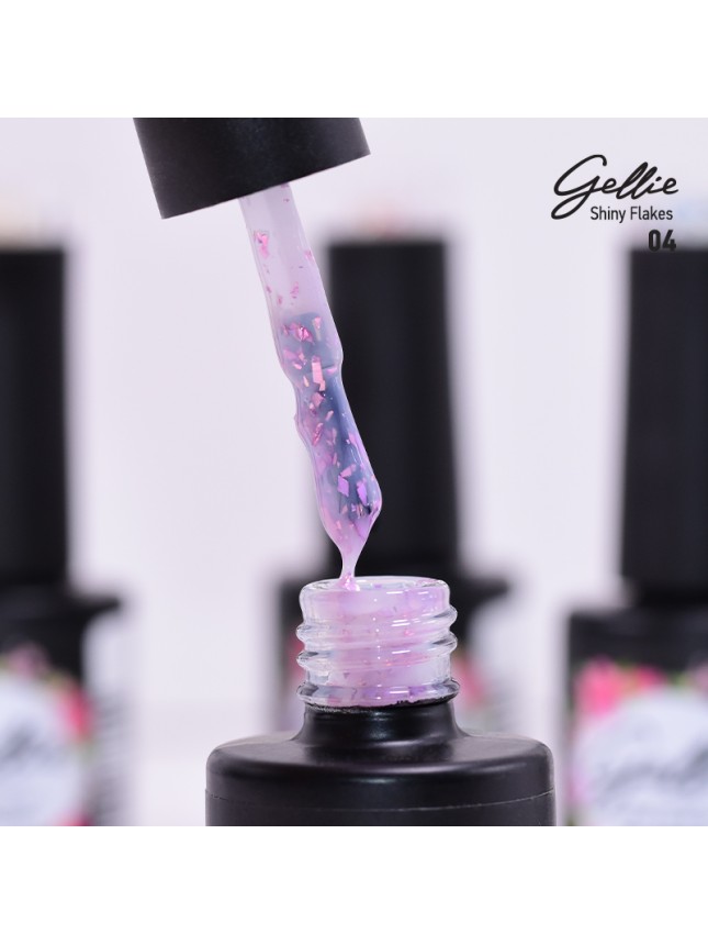 Gellie Ημιμόνιμο Βερνίκι Shiny Flakes 04