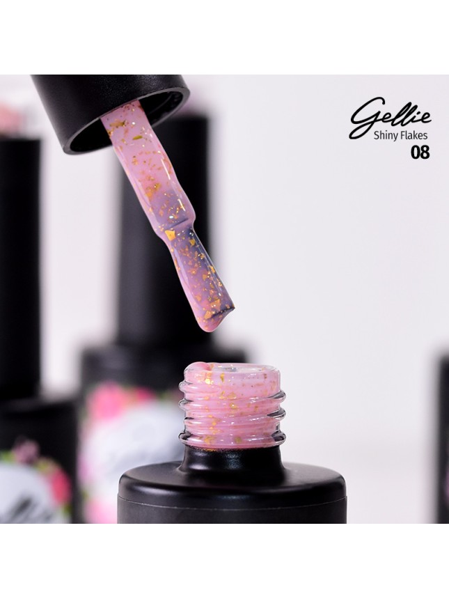 Gellie Ημιμόνιμο Βερνίκι Shiny Flakes 08