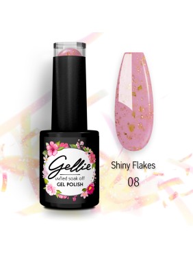 Gellie Ημιμόνιμο Βερνίκι Shiny Flakes 08