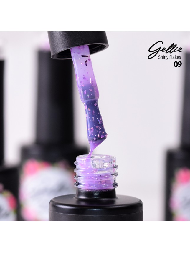 Gellie Ημιμόνιμο Βερνίκι Shiny Flakes 09