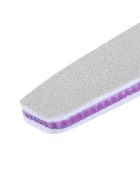 Σετ 25 Γκρι λίμες για τα νύχια διπλής όψης 100/180 Μισοφέγγαρο