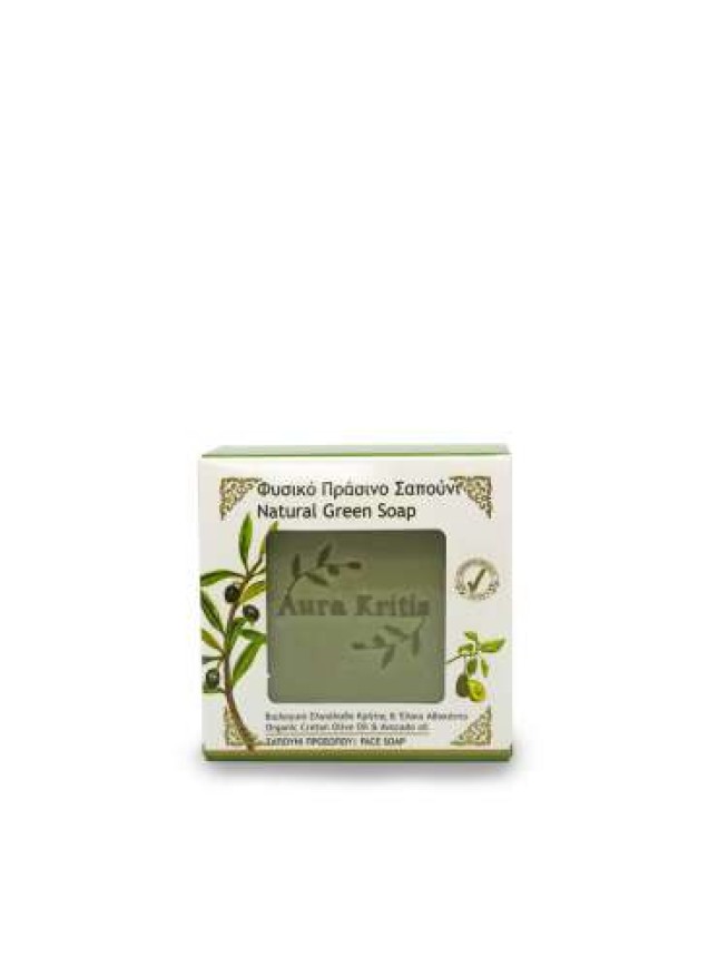 Aura Kritis Φυσικό Πράσινο Σάπουνι Προσώπου