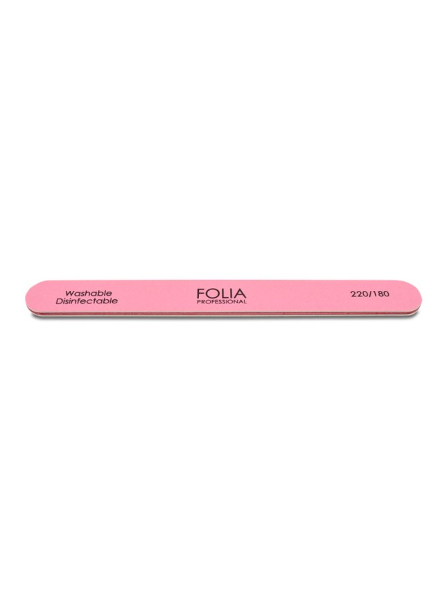  FOLIA COSMETICS Nail File Pink (180/220) / F-163