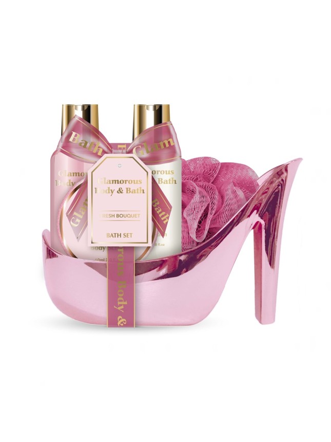 Glamorous Pink Shoe Fresh Bouquet / 41-305