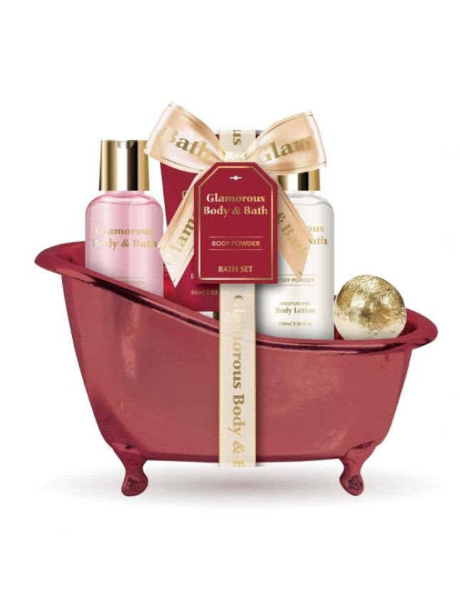 Glamorous Red Tube Body Powder (41-315)