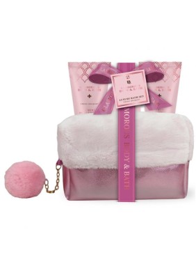 Glamorous Pink Pom Pom Nesseser / 41-443