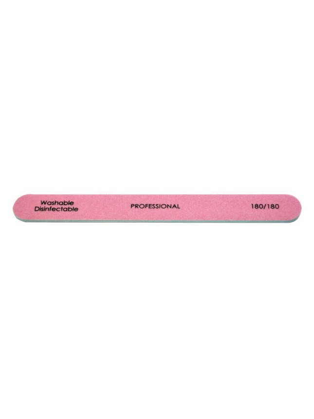 FOLIA Επαγγελματική Λίμα Νυχιών Light Pink Straight 100/180 (NF-02)