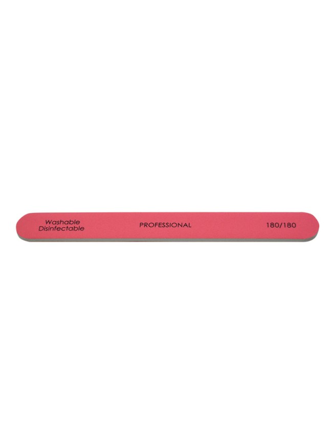 FOLIA Επαγγελματική Λίμα Νυχιών Light Pink Straight 100/180 (NF-03)