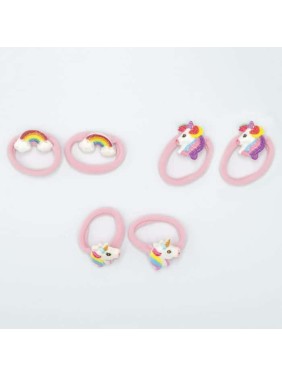 Azure Accessories - Λάστιχα, Παιδικά σετ 2 τεμ με πόνι και ουράνιο τόξο (MA-0421) Azure Accessories - Λάστιχα, Παιδικά σετ 2 τεμ με πόνι και ουράνιο τόξο (MA-0421)