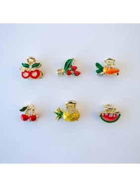 Azure Accessories Κλάμερ Με Φρούτα (XA-0164) Azure Accessories Κλάμερ Με Φρούτα (XA-0164)