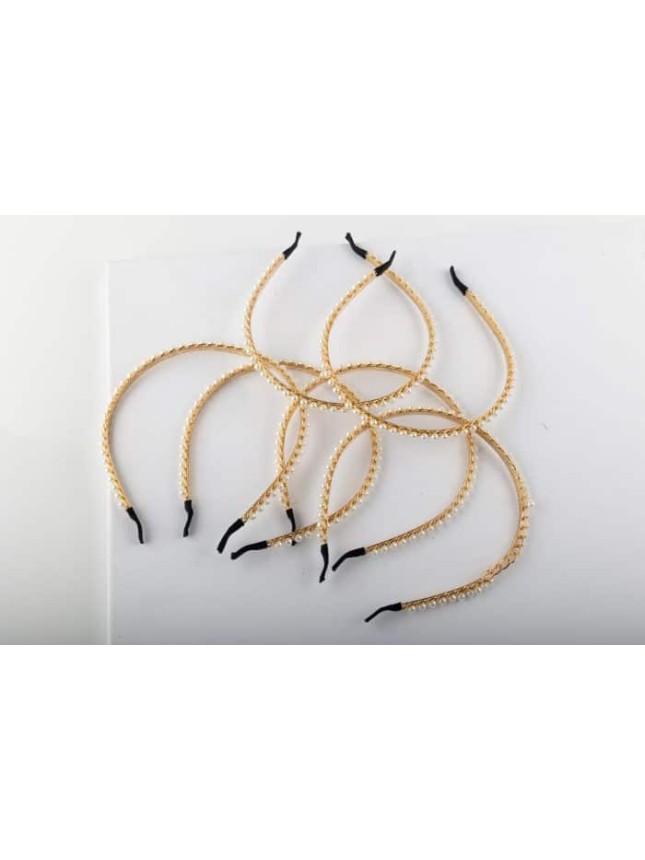 Azure Accessories Στέκες Μαλλιών Με Πέρλες (XA-0231)