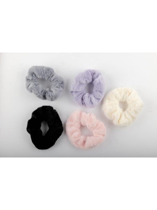 Azure Accessories Γούνινο Scrunchie (ΧΑ-0270)