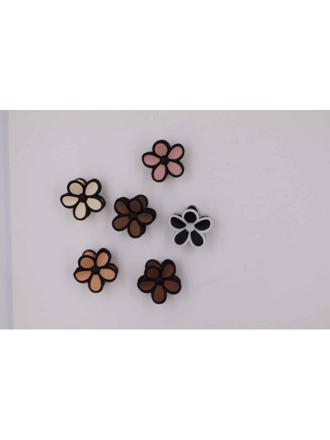 Azure Accessories κλαμεράκι λουλούδι ματ (ΧΑ-0490)