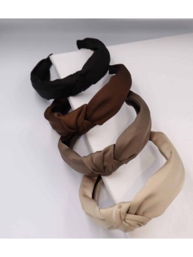 Azure Accessories στέκα μονόχρωμη με κόμπο (ΧΑ-0564) Azure Accessories στέκα μονόχρωμη με κόμπο (ΧΑ-0564)