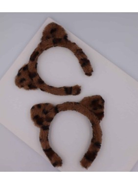 Azure Accessories γούνινη παιδική στέκα leopard (ΧΑ-0582) Azure Accessories γούνινη παιδική στέκα leopard (ΧΑ-0582)