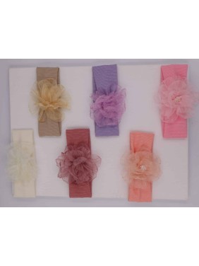 Azure Accessories παιδική κορδέλα με λουλούδι (ΧΑ-0595) Azure Accessories παιδική κορδέλα με λουλούδι (ΧΑ-0595)