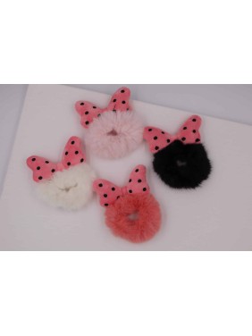 Azure Accessories παιδικό λάστιχο γουνάκι (XΑ-0598)