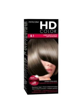 Farcom HD Color 8.1 Light Ash Blonde 60ml Farcom HD Color 8.1 Light Ash Blonde 60ml