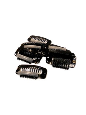 Κλίπς για Τρέσες Μαύρο - 10Τεμ Κλίπς για Τρέσες Μαύρο - 10Τεμ