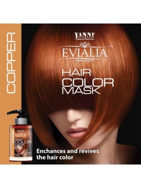Evialia Χρωμομάσκα Copper Με Shea Butter για θρέψη και λάμψη - 300ml Evialia Χρωμομάσκα Copper Με Shea Butter για θρέψη και λάμψη - 300ml