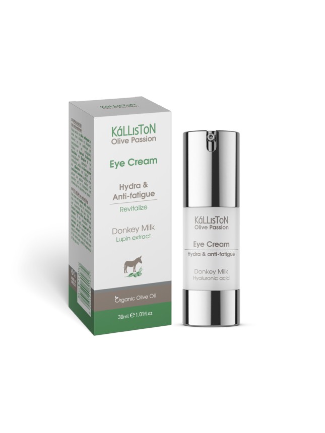 Kalliston Olive Κρέμα ματιών για αναζωογόνηση με γάλα γαϊδούρας 30ml