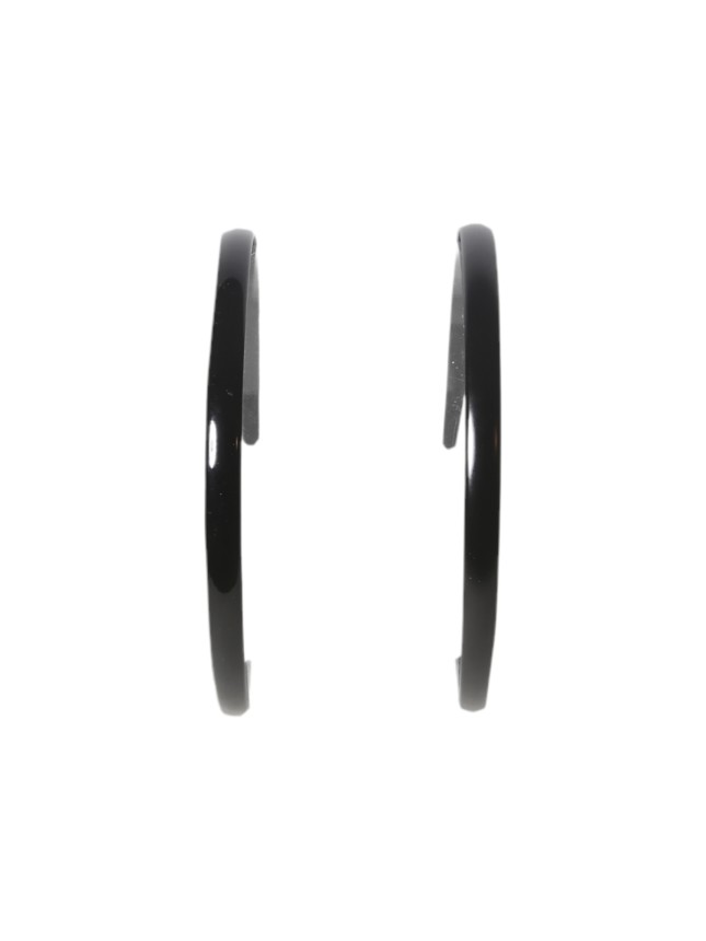 Ro-Ro Accessories Στέκα μαλλιών μαύρη 1 cm (14-0045A)