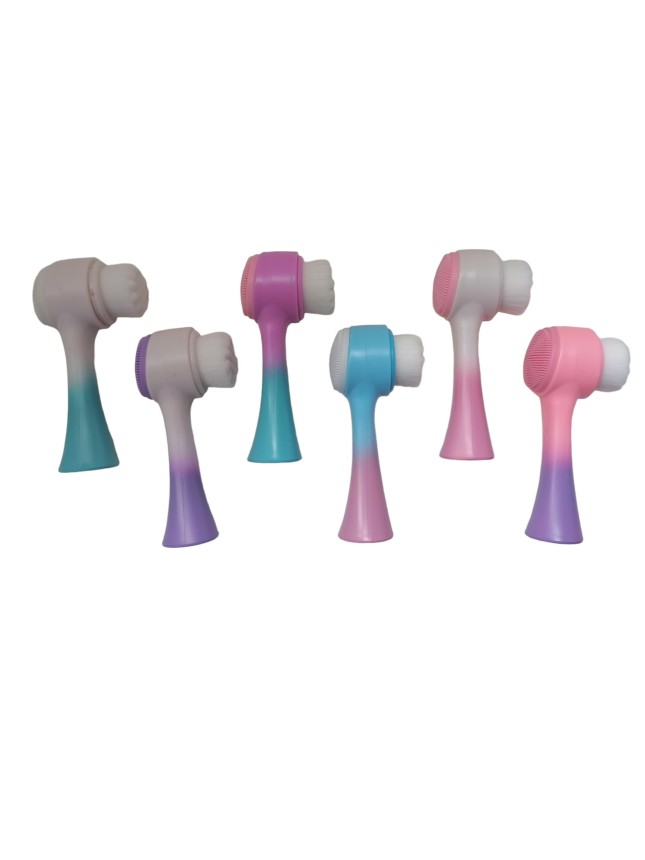 Ro-Ro Accessories Βουρτσάκι καθαρισμού & μασαζ προσώπου με δύο κεφαλές (TL188)