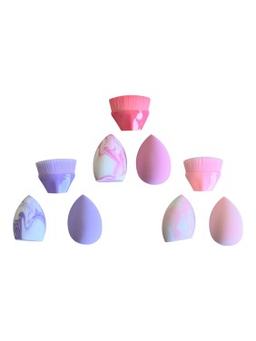 Ro-Ro Accessories Σφουγγαράκια & πινέλο make up blending σετ 3τμχ (SP239) Ro-Ro Accessories Σφουγγαράκια & πινέλο make up blending σετ 3τμχ (SP239)