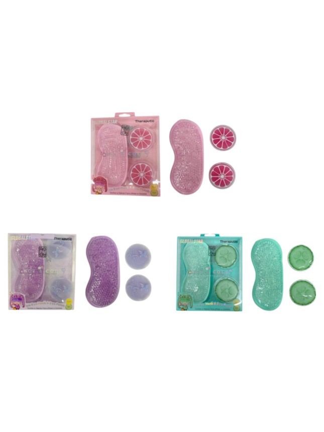 Ro-Ro Accessories Σετ χαλαρωτικής μάσκας ματιών με τζελ (TL221)