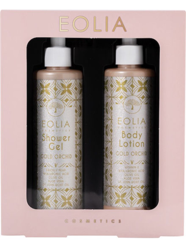 Eolia Gift Box Shower Gel Gold Orchid & Body Lotion Gold Orchid