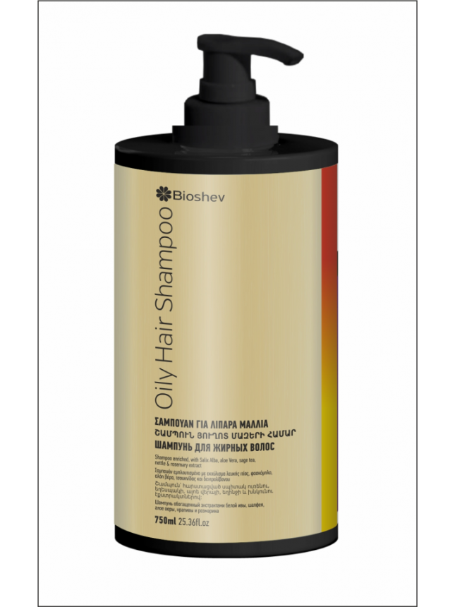 Bioshev Σαμπουάν Για Λιπαρά Μαλλιά 1000ml