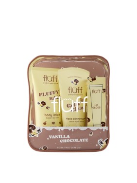 Fluff Face & Body Care Set Vanilla Chocolate 3pcs Fluff Face & Body Care Set Vanilla Chocolate 3pcs
