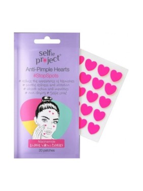 Selfie Project Anti-Pimple Patches για την Ακμή σε Σχήμα Καρδιάς, 20τμχ