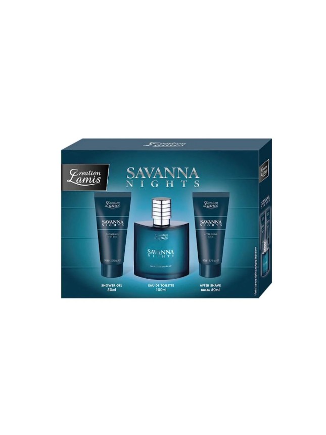CREATION LAMIS Ανδρικό Σετ Δώρου Savanna Nights EDT 100ml, After Shave Balm 50ml & Shower Gel 50ml
