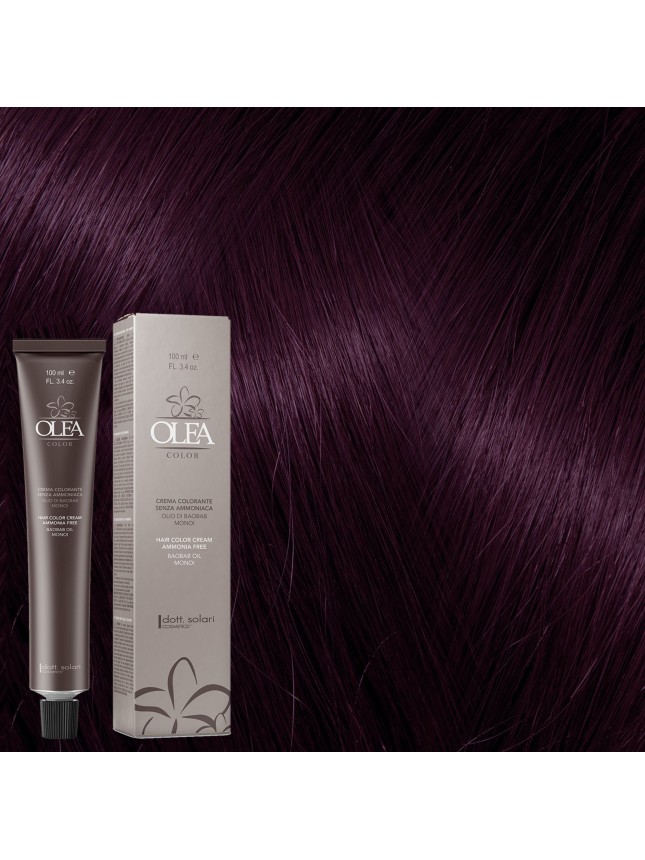 Dott.Solari Olea Βαφή Μαλλιών Χωρίς Αμμωνία No 4.22 Κάστανο Ιριζέ Έντονο - 100ml 