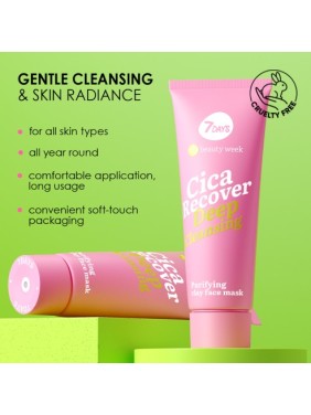 7DAYS MB Cica Recover Purifying Clay Face Mask