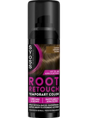Syoss Root Retouch Spray Κάλυψης Ρίζας Καστανό 120ml
