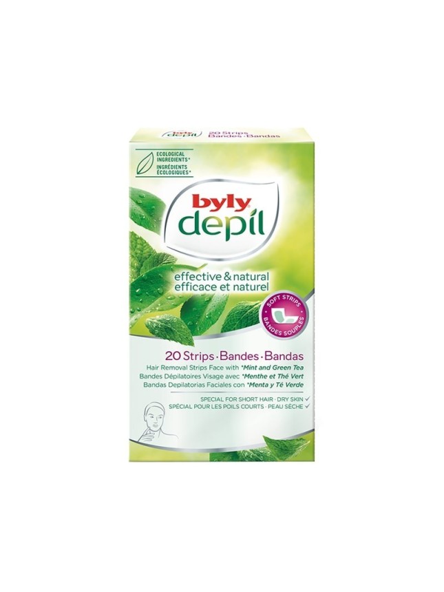 Αποτριχωτικές Ταινίες Προσώπου Mint and Green Tea 20 Τεμ.