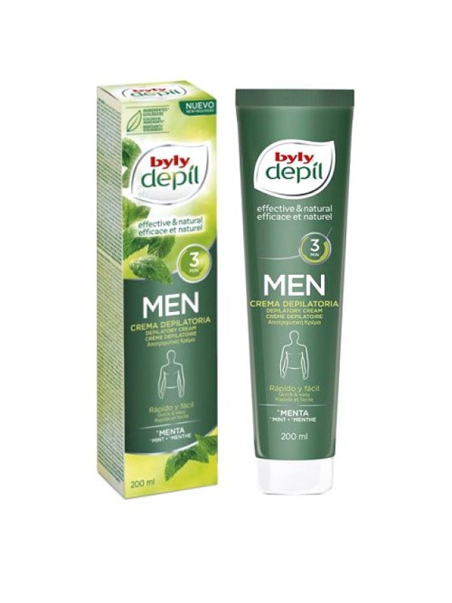 Depil Men Depilatory Cream αντρική αποτριχωτική κρέμα με Μέντα 200ml