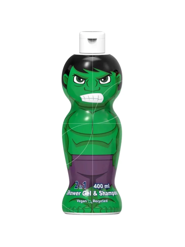 Air-Val International Hulk 2 In 1 Shower Gel & Shampoo 400ml