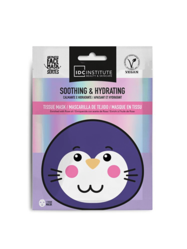 IDC Institute Vegan Cute Animals Animated Mask Mole Soothing & Hydrating 