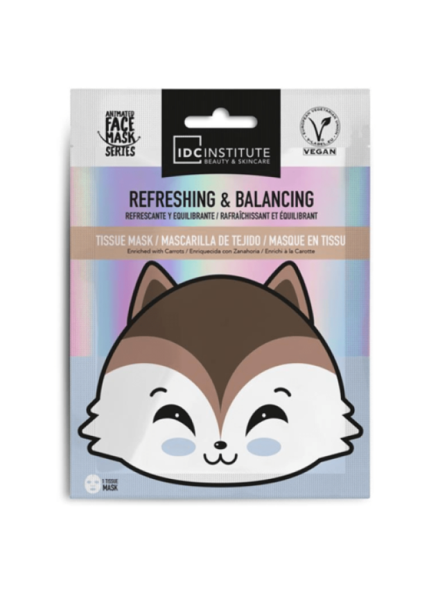 nstitute Vegan Cute Animals Animated Mask Racoon Refreshing & Balancing (77032)
