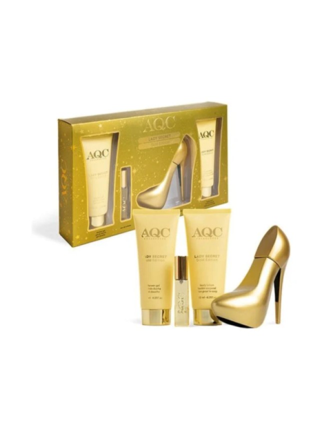 AQC Fragraces Lady Secret Gold Edition Perfume Set 4pcs (44022)
