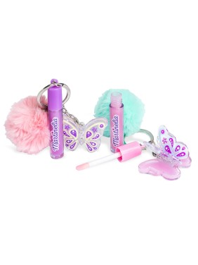 Martinelia World Butterfly Lip & Pom pom Set / C-68143