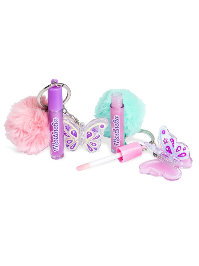 Martinelia World Butterfly Lip & Pom pom Set / C-68143